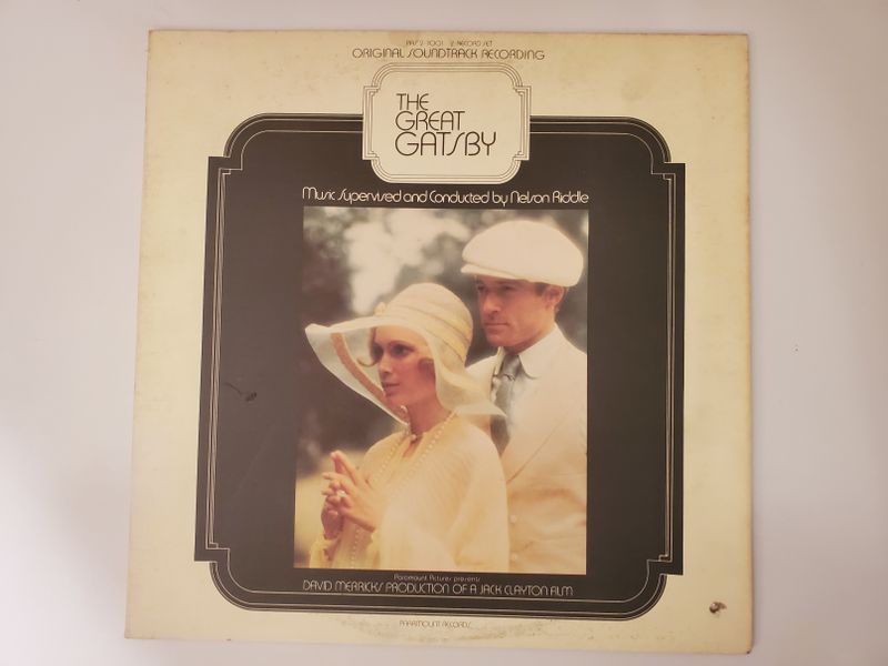 Nelson Riddle The Great Gatsby (Original Soundtrack Recording) vinyl record